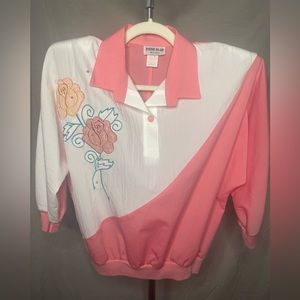 VINTAGE 1980’s Bonnie Blair Floral Blouse